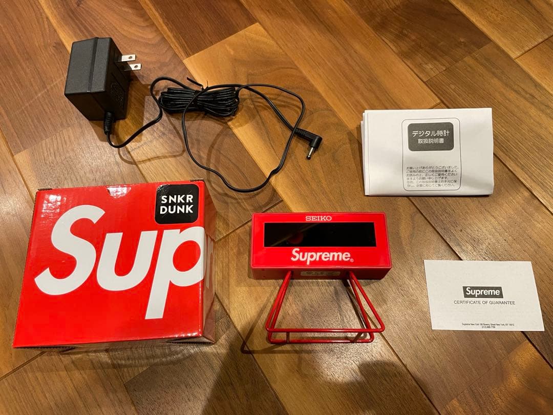 ジャンク品　Supreme SEIKO マラソンクロック
