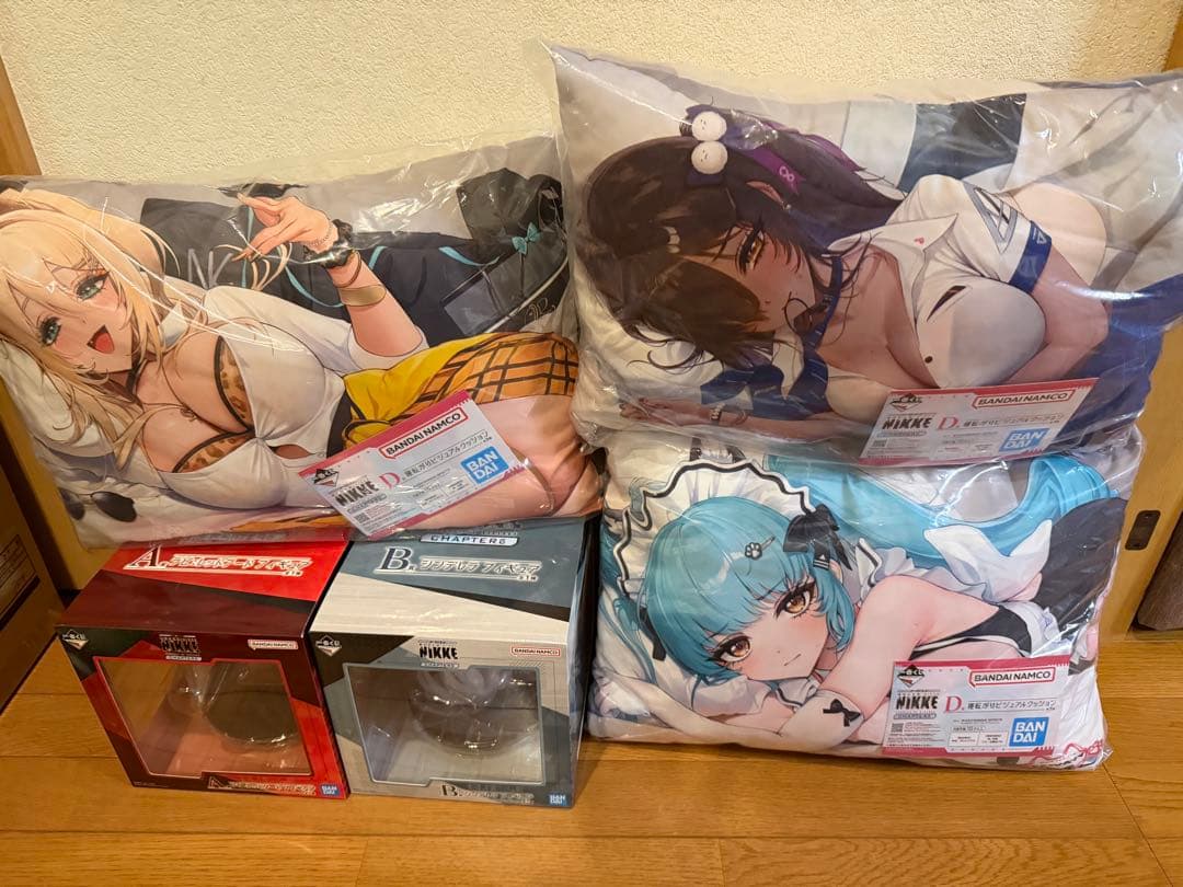 NIKKE 一番くじ A賞 B賞 D賞コンプ ラピ シンデレラ フィギュア