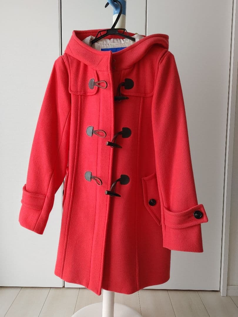 ダッフルコート フード付き