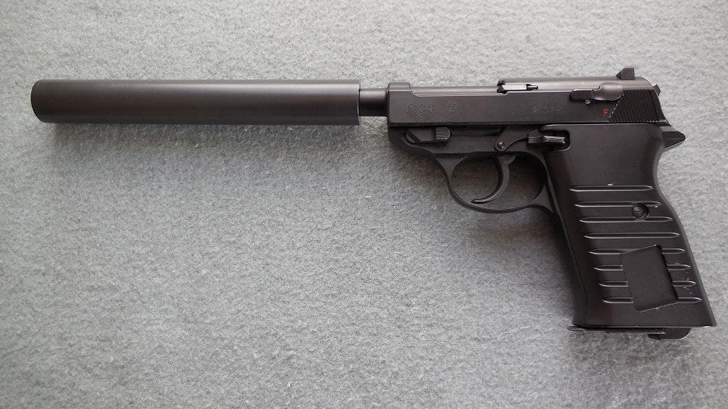 マルゼン　ワルサーP38　デタッチャブル専用　サイレンサー　オリジナル品