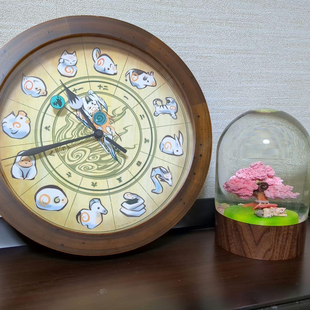 大神」壁掛け時計、満開桜花玉、ポストカードおまけ付き - メルカリ