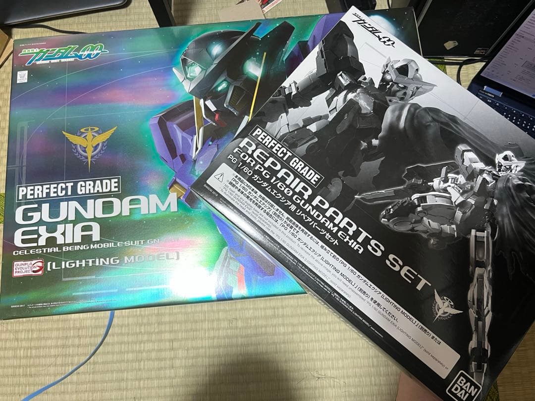 PG ガンダムエクシア [LIGHTING MODEL]＋リペアパーツセット