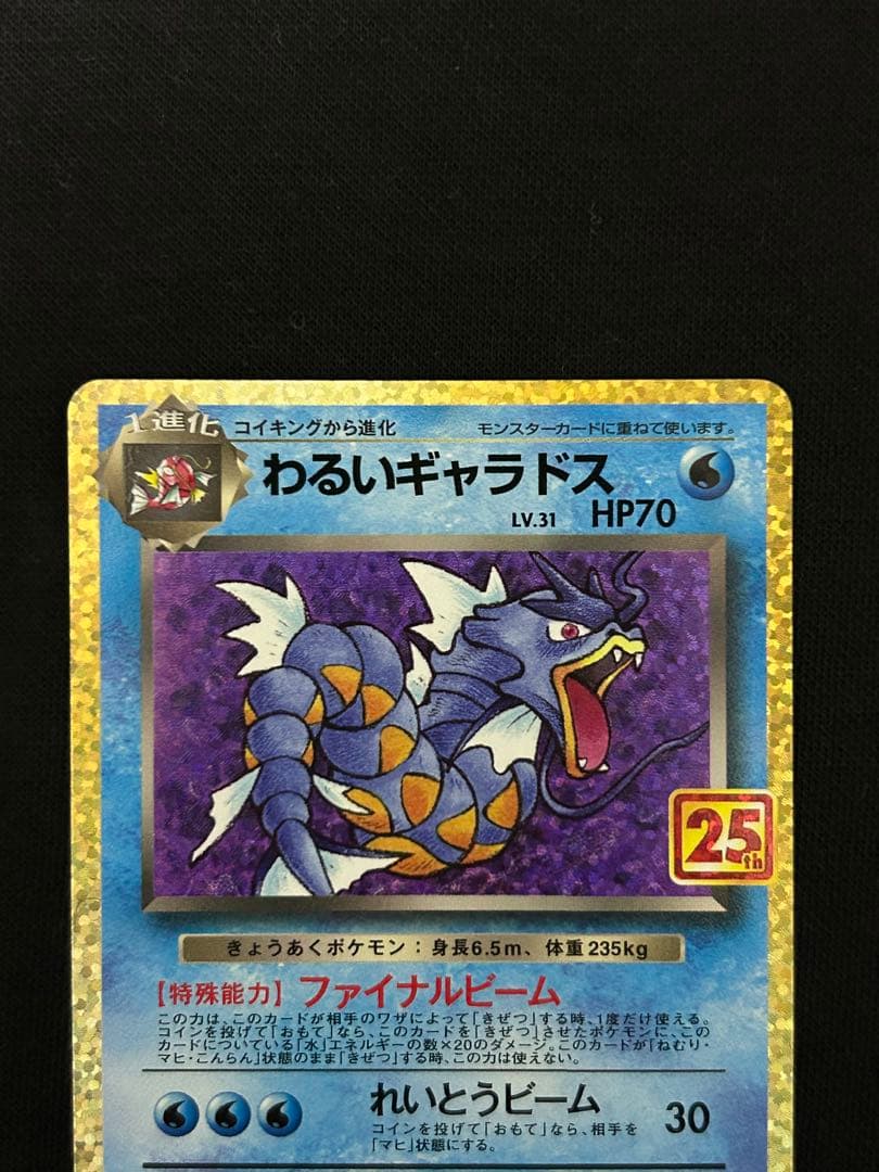 連休限定価格】25周年プロモカード ひかるコイキング わるいギャラドス