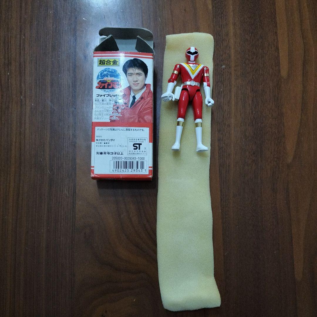 バンダイ 地球戦隊ファイブマン ファイブレッド 超合金 - メルカリ