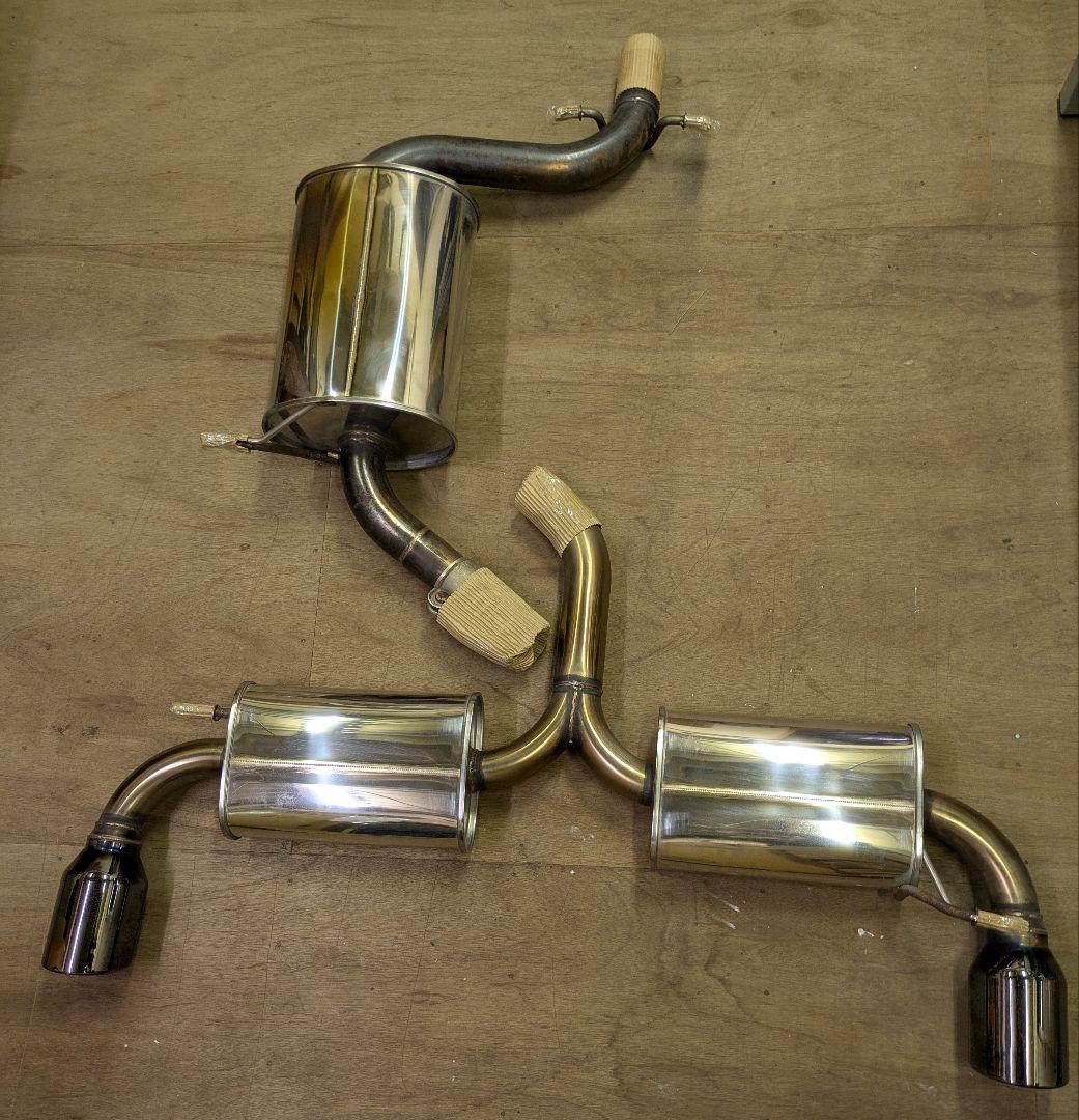 よしゴルフ6 GTI COX ステンレスマフラー ブラックテール