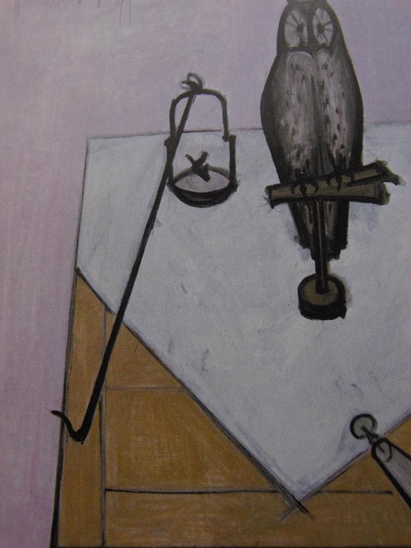 ベルナール・ビュッフェ,Nature morte a l'oiseau lyre - メルカリ