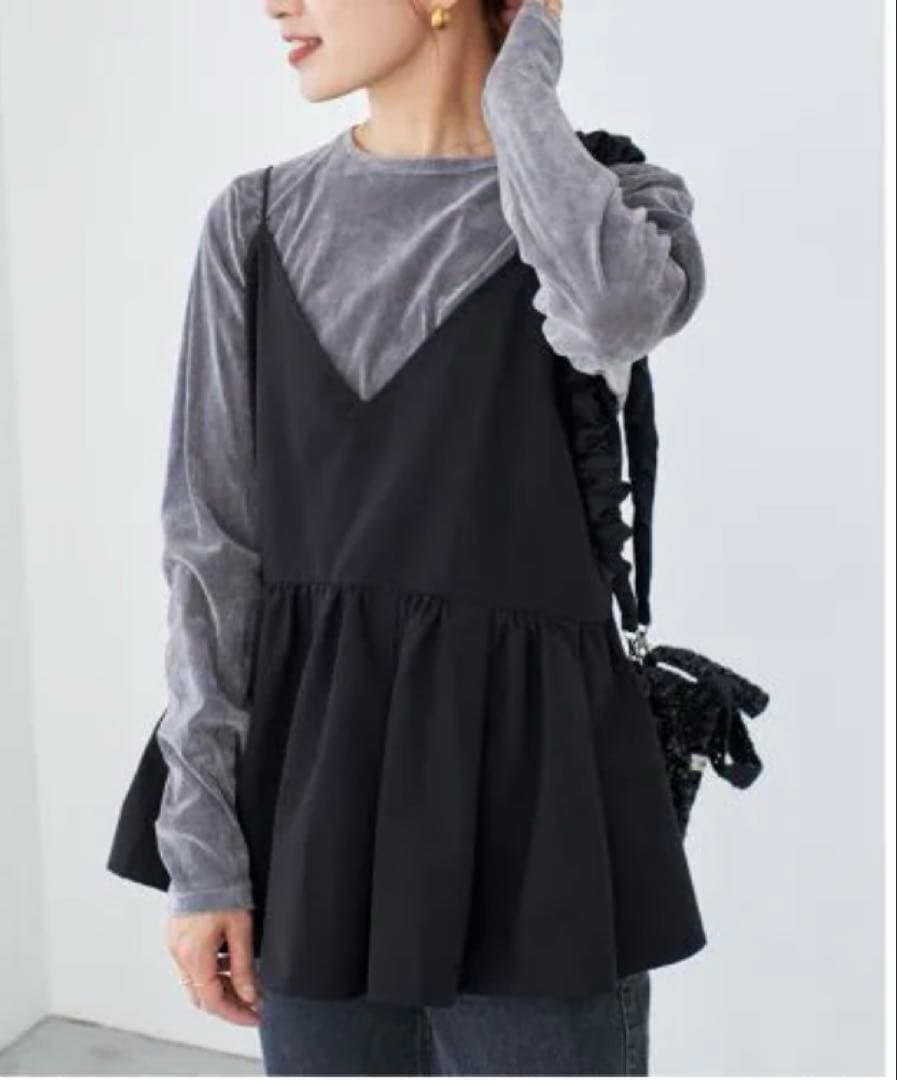 may　新品タグ付き　IENAグログラン キャミブラウス　イエナ