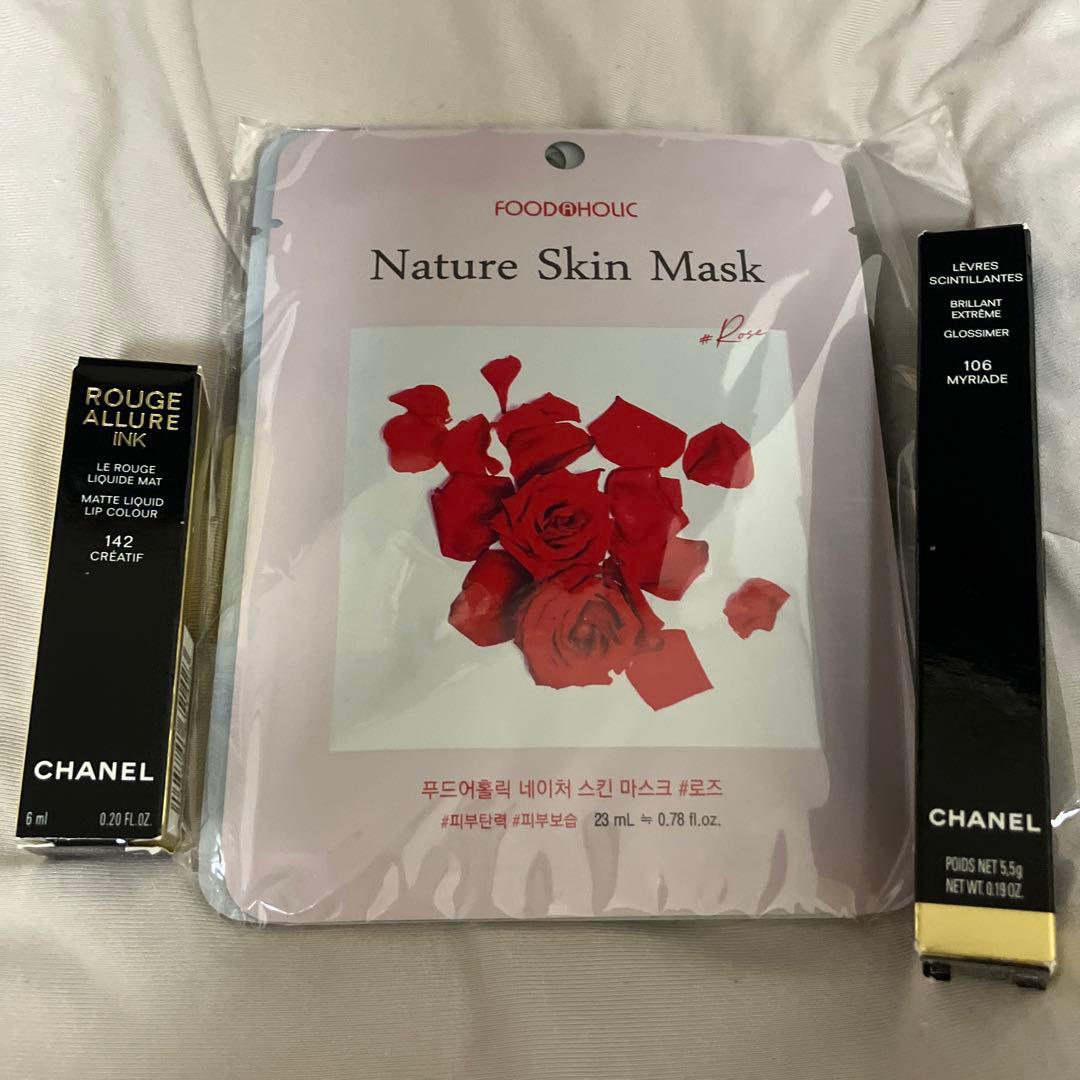 CHANEL ルージュ142リップカラー レーヴル106リップグロス パック