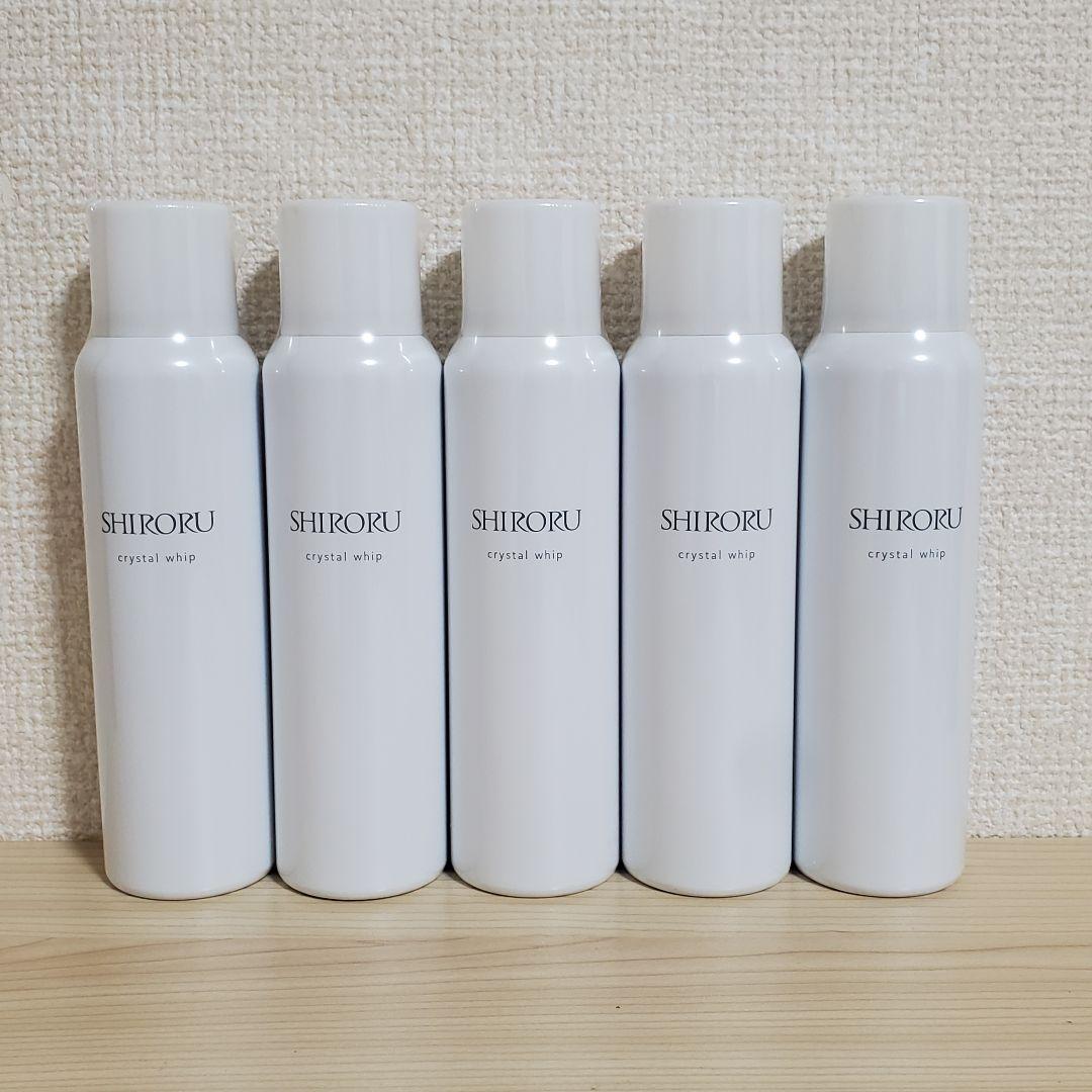 【未開封】 SHIRORU クリスタルホイップ 120g 5本セット