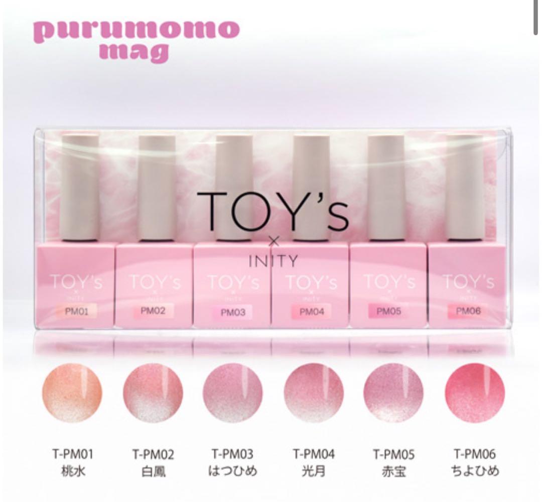 TOY's ネイルポリッシュ 6本セット ぷる桃マグ