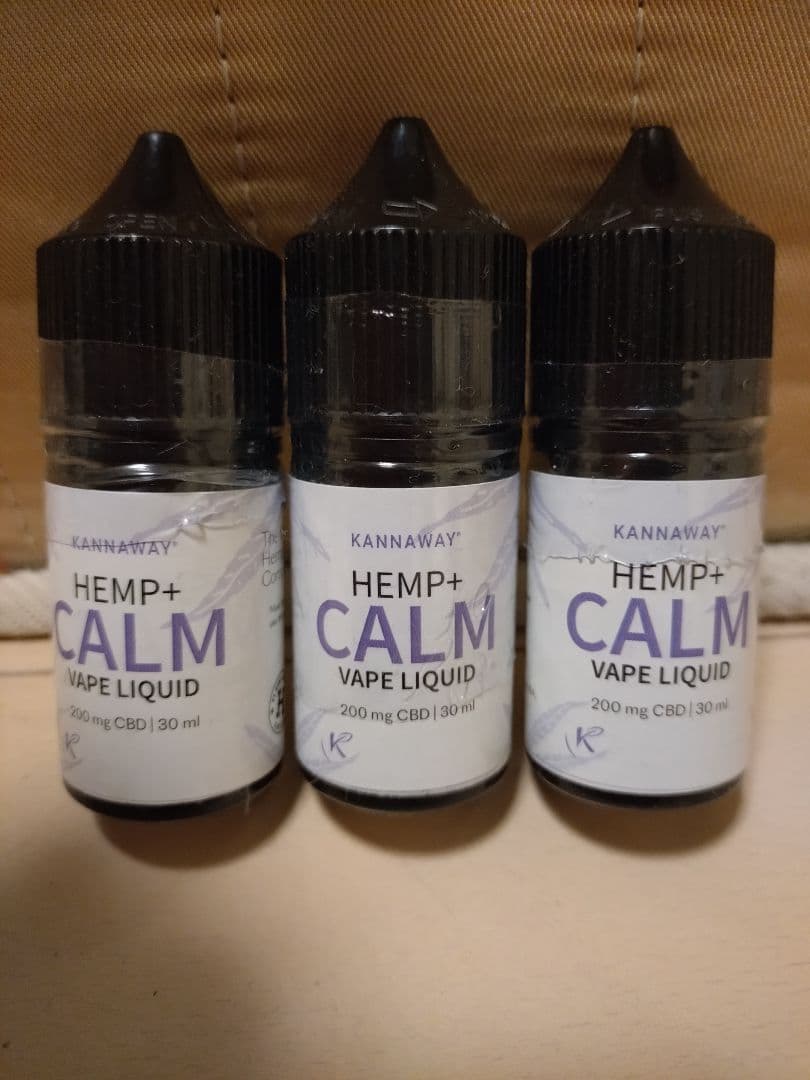 KANNAWAY HEMP+ CALM Vape Liquid 3本セット