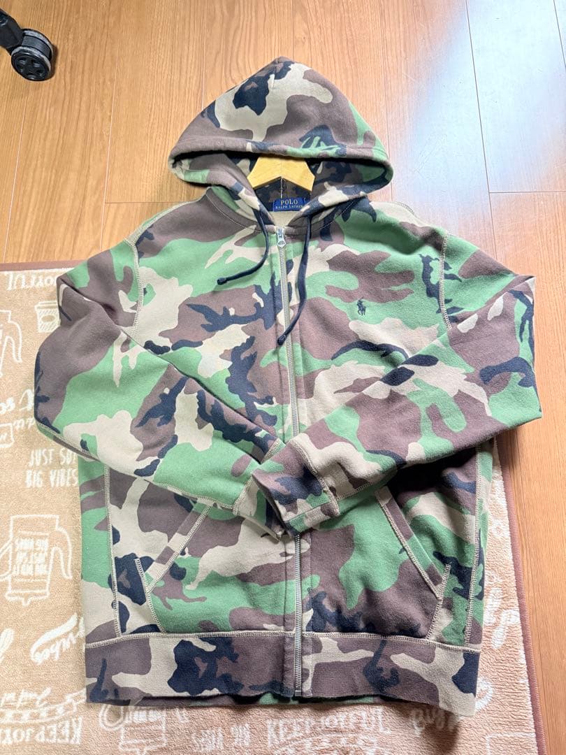 Polo Ralph Lauren 迷彩柄フルジップパーカー - メルカリ