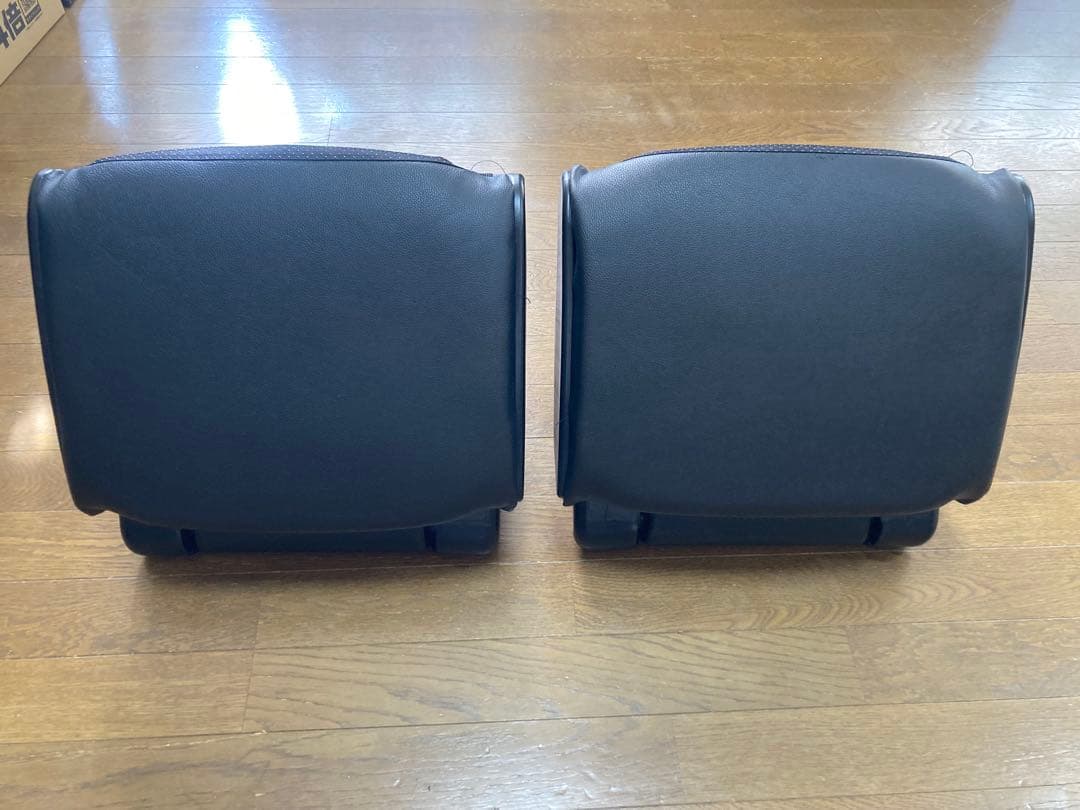 2個　オットマン フットレスト 角度調節可能 折り畳み ワンボックス後付け