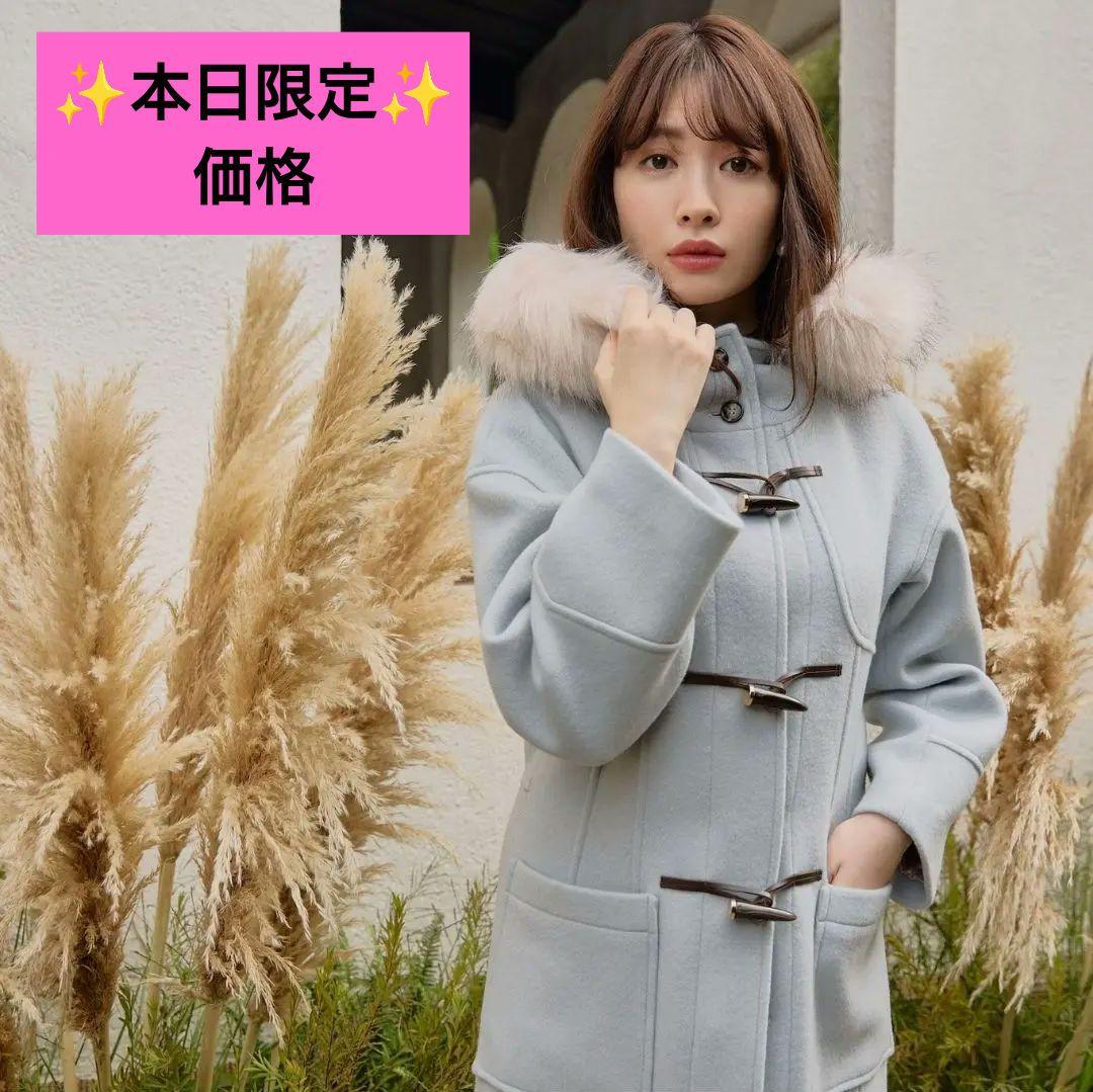 極美品✨Herlipto Faux Fur Hoodie Duffle Coat