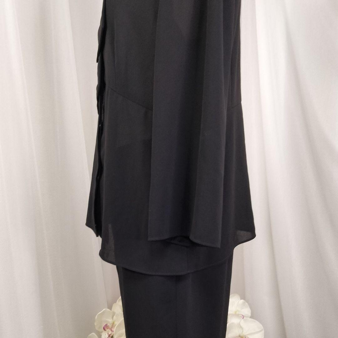 美品】11号 東京ソワール ヒロミヨシダ 夏 手洗い可能 ブラウス パンツ