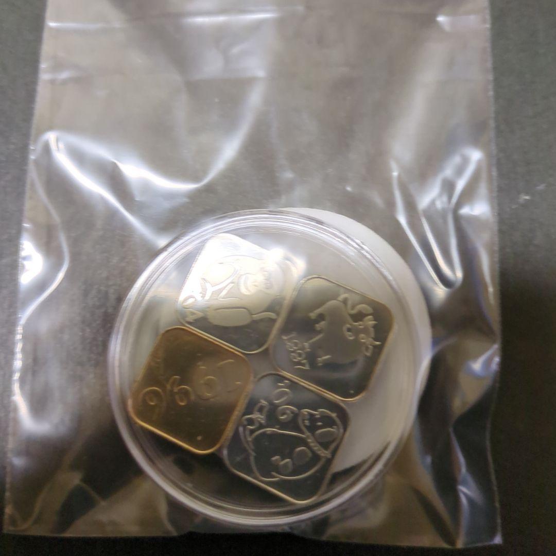 造幣局年銘板純銀三種セット計 13.0g