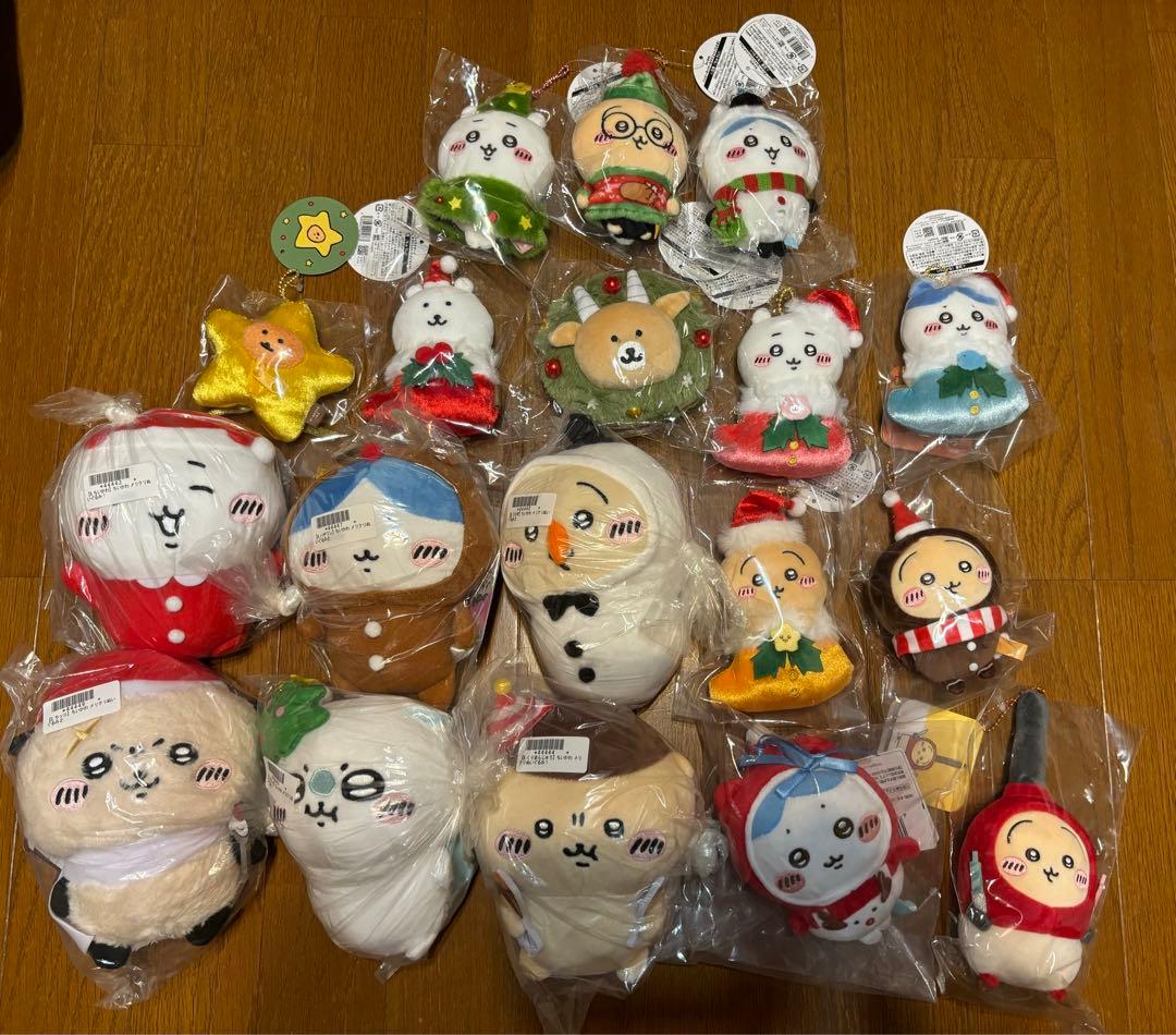 ちいかわ　ナガノ　クリスマスマスコットまとめ売り