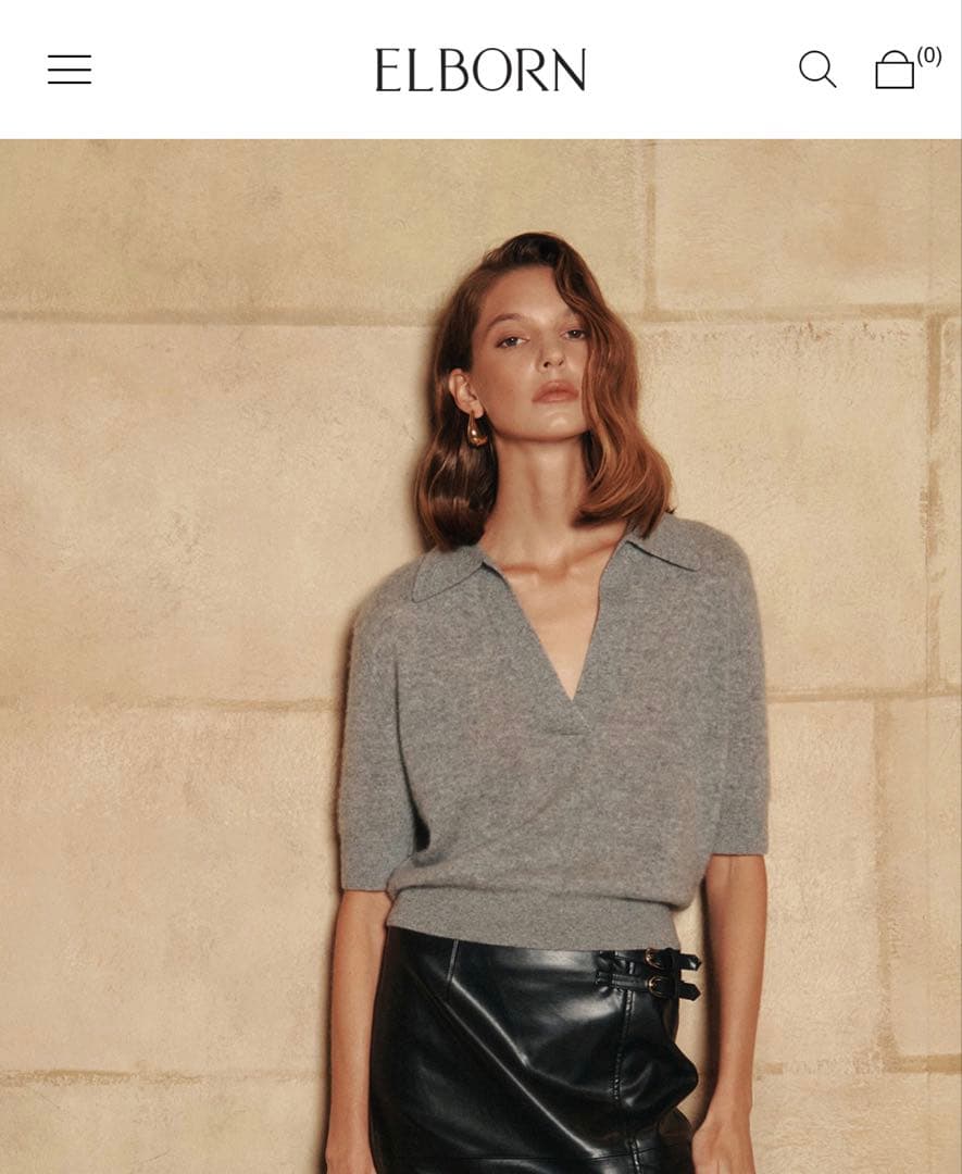 ELBORN エルボーン カシミヤ　ニット　美品