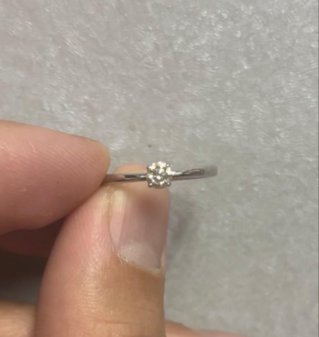 Pt900 一粒ダイヤモンドリング 11号｜婚約指輪 シンプルリング プラチナ