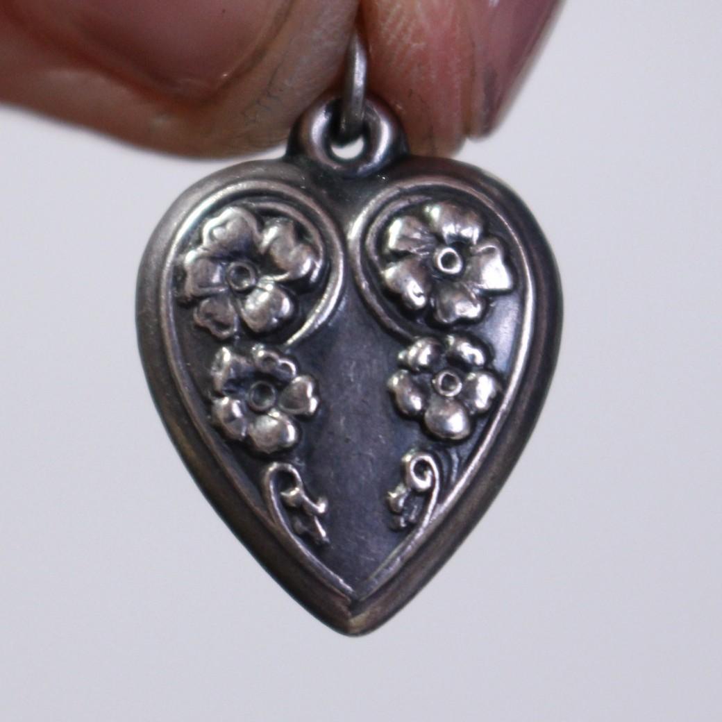 価格ファッション - 40s スウィートハートジュエリー WW2 シルバー