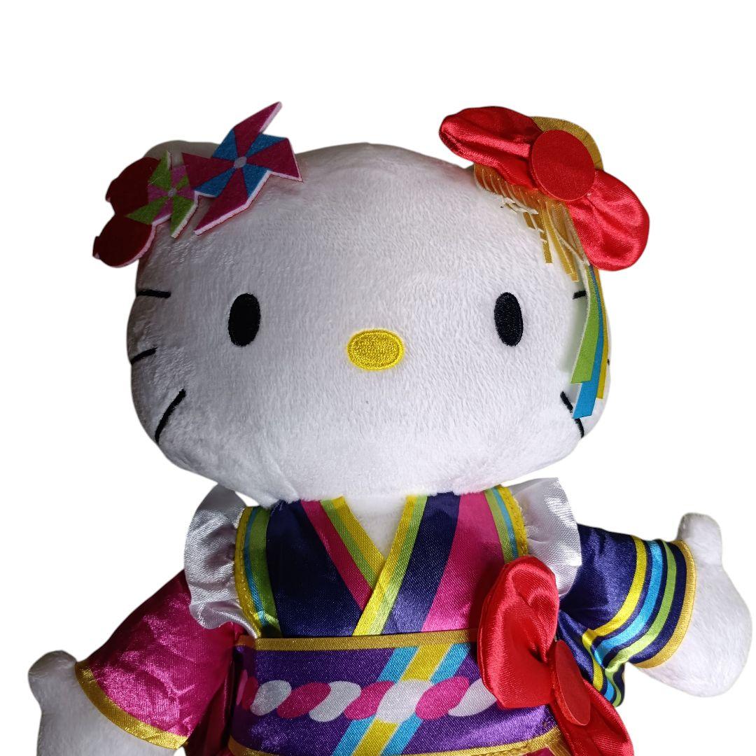 新品 ハローキティ ぬいぐるみ ピューロランドネオ夏祭りII コラボ