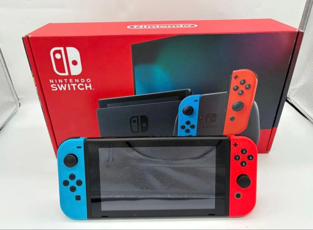 Nintendo Switch 本体 ネオンブルー／ネオンレッド - メルカリ