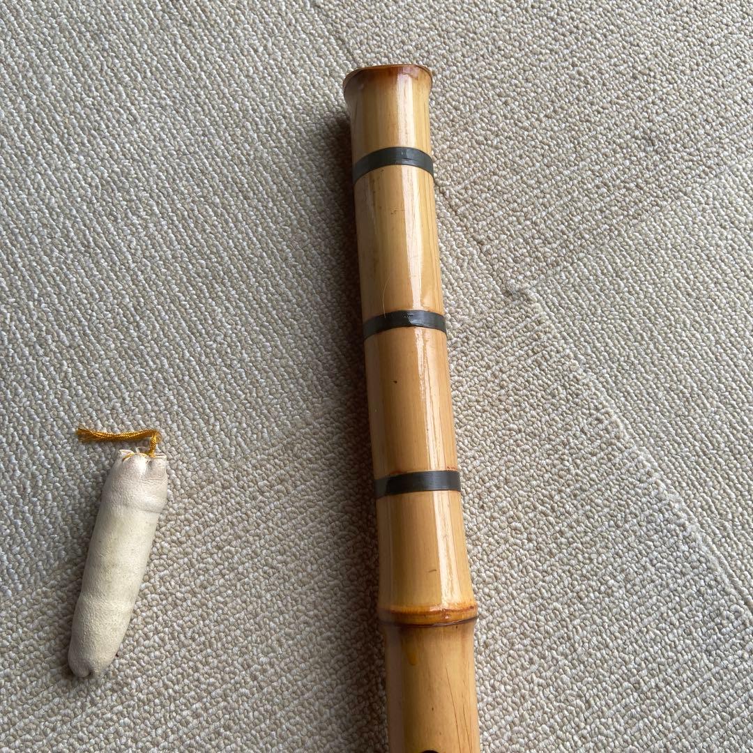 219 尺八本体 ニ尺一寸管 珍しい地無し延管 竹製 5