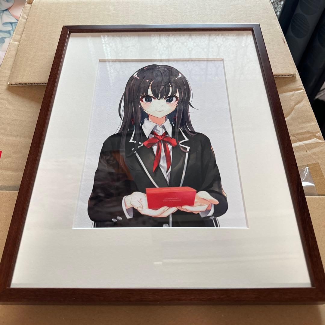 俺ガイル　雪ノ下雪乃　複製原画 俺ガイル。完」原作イラスト担当・ぽんかん（8）が雪ノ下雪乃を描き