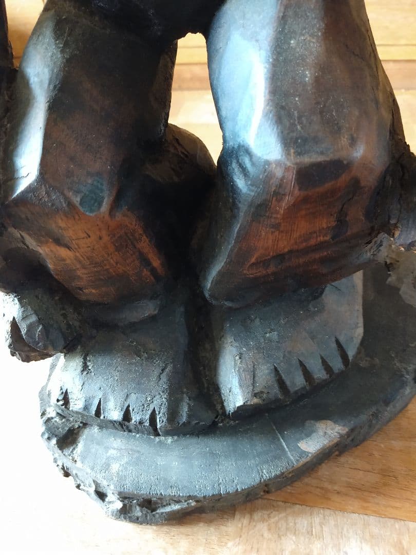 アメリカ アンティーク 木彫り PARA BR TOTA 96 - メルカリ