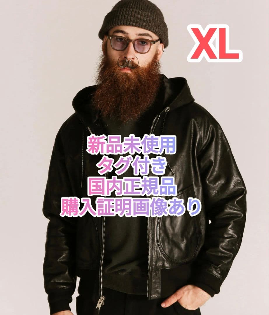 ジャケット・アウター Schott Leather Hooed Jacket \