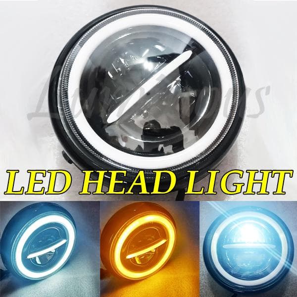 在庫1点 LED ヘッドライト イカリング エンジェルリング デイライト