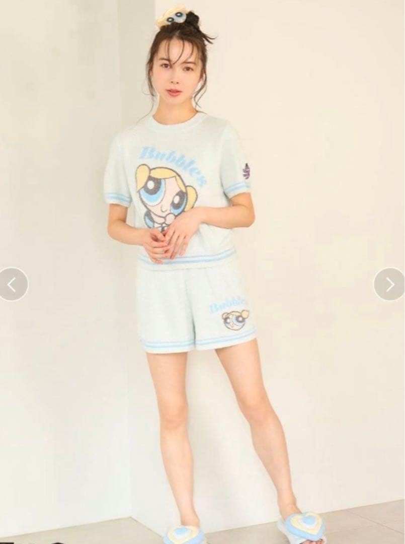 SNIDEL／スナイデル】パワーパフガールズ バブルス ルームウェアセット