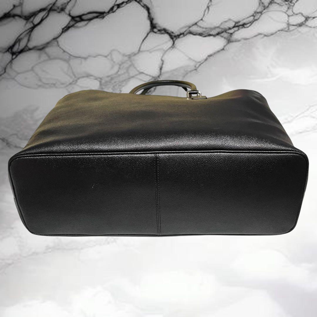 コーチ】美品 2way ビジネストート メタルロゴ サフィアーノ 84630