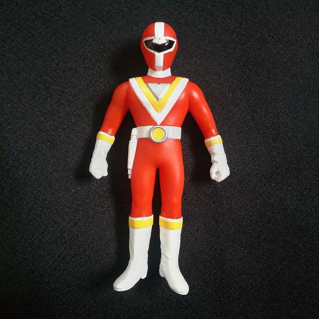 地球戦隊ファイブマン ファイブレッド ソフビ フィギュア - メルカリ