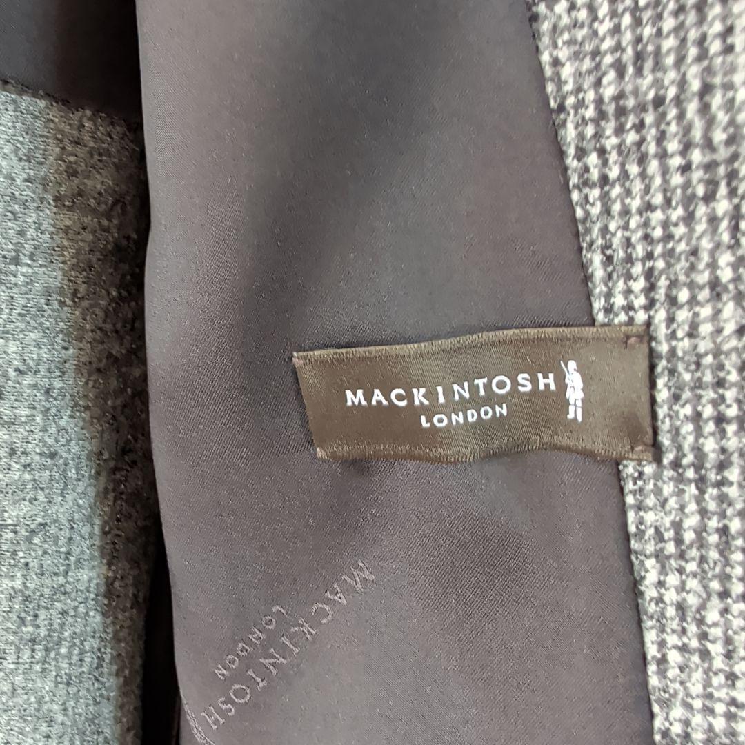 マッキントッシュロンドン グレー パンツスーツセットアップ ウール