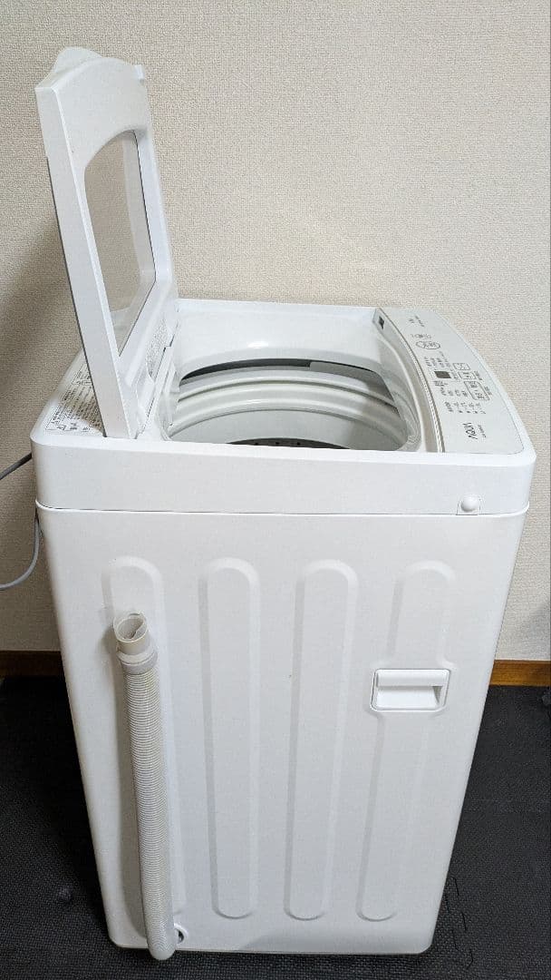 AQUA 5.0kg 全自動電気洗濯機 家庭用 AQW-S5MBK