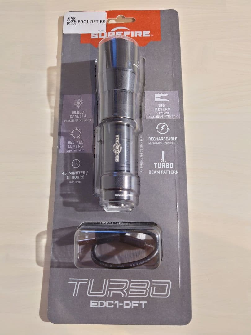SUREFIRE EDC1-DFT Black シュアファイア - メルカリ