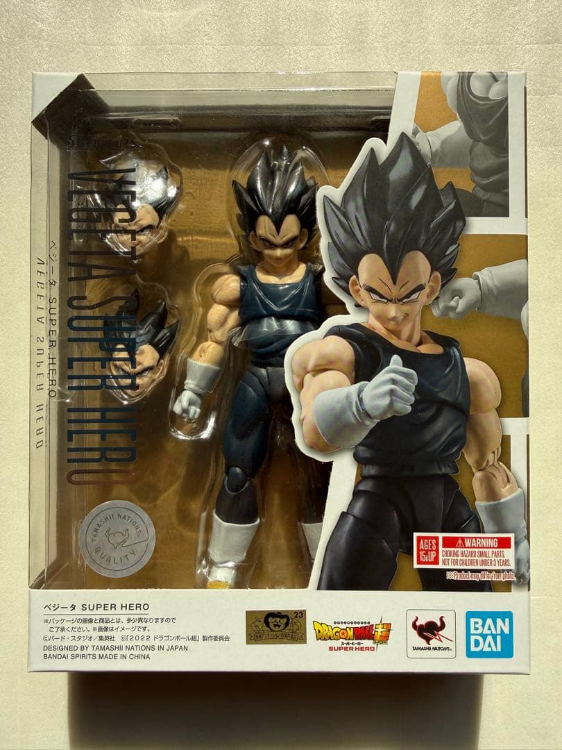 ドラゴンボール　SHFiguarts ベジータ　SUPER HERO