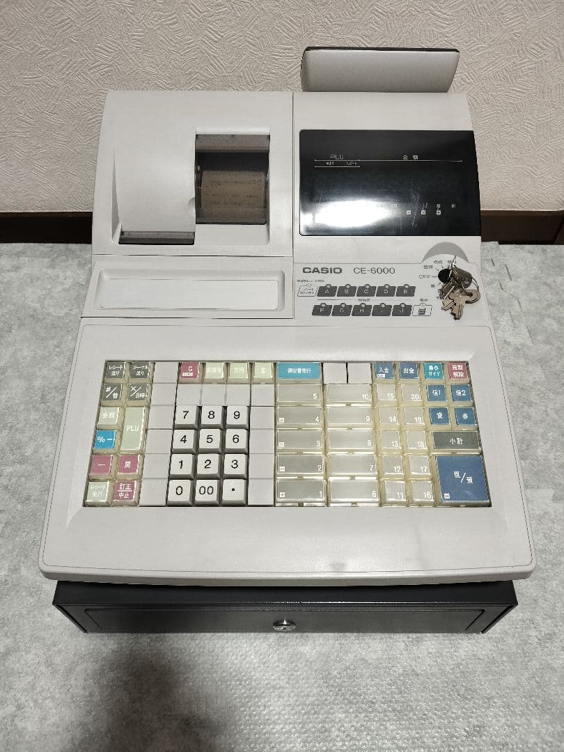 ものすごくものすごく綺麗！！！CE-6000 CASIO レジスター ものすごくものすごく綺麗！！！CE-6000 CASIO レジスター - メルカリ