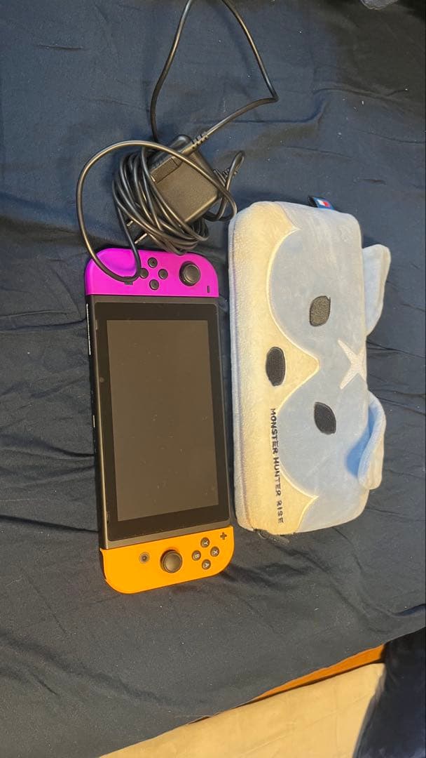 Nintendo Switch ピンク/オレンジ 本体 + ケース