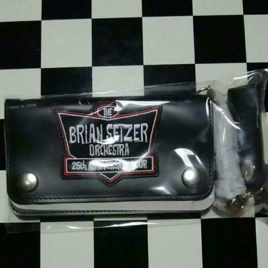 ブライアン・セッツァー・オーケストラ 25th ライブツアー グッズ 長財布本革 BRIAN SETZER ORCHESTRA（ブライアン・セッツァー・オーケストラ