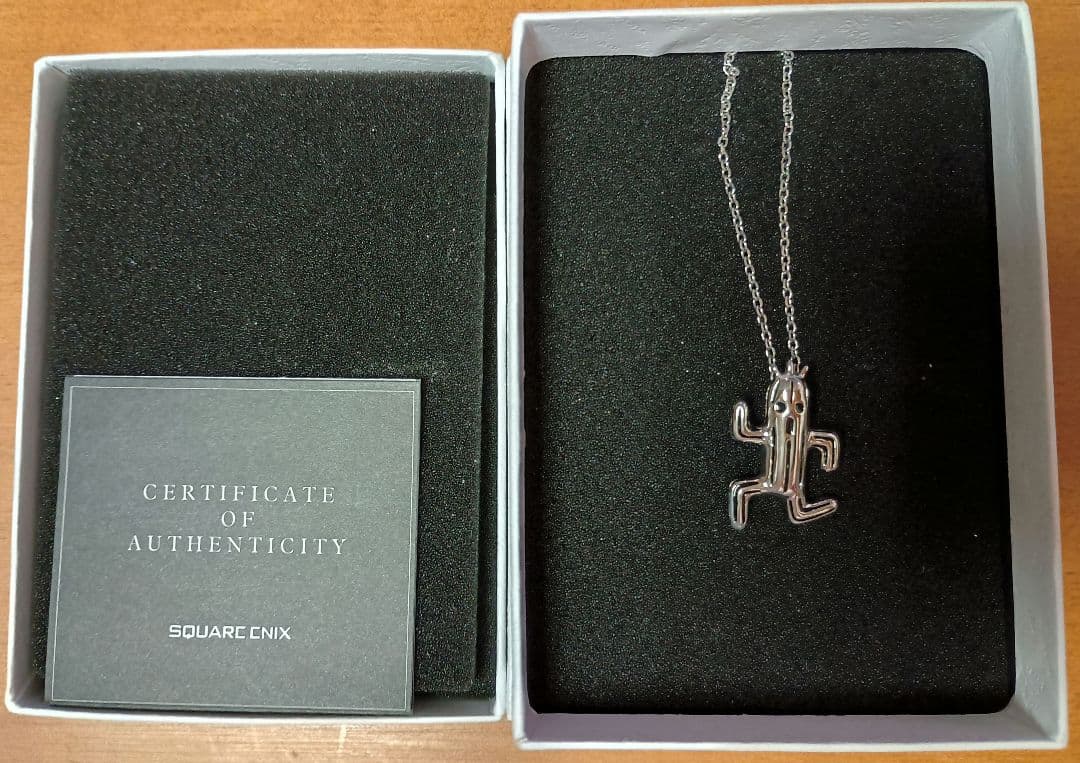 FINAL FANTASY　サボテンダー　シルバーネックレス