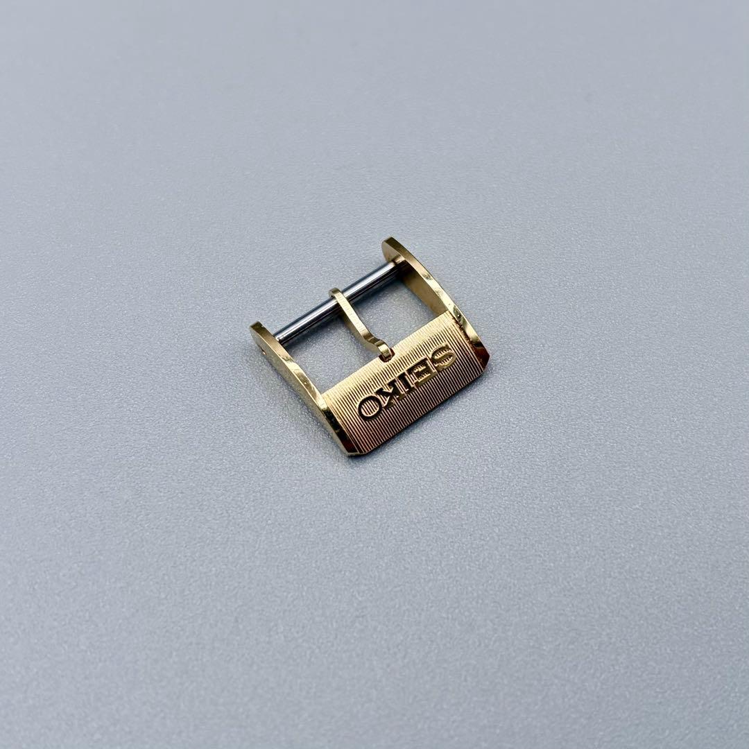 【純正・美品】SEIKO 15mm幅 時計尾錠 SGP ゴールド