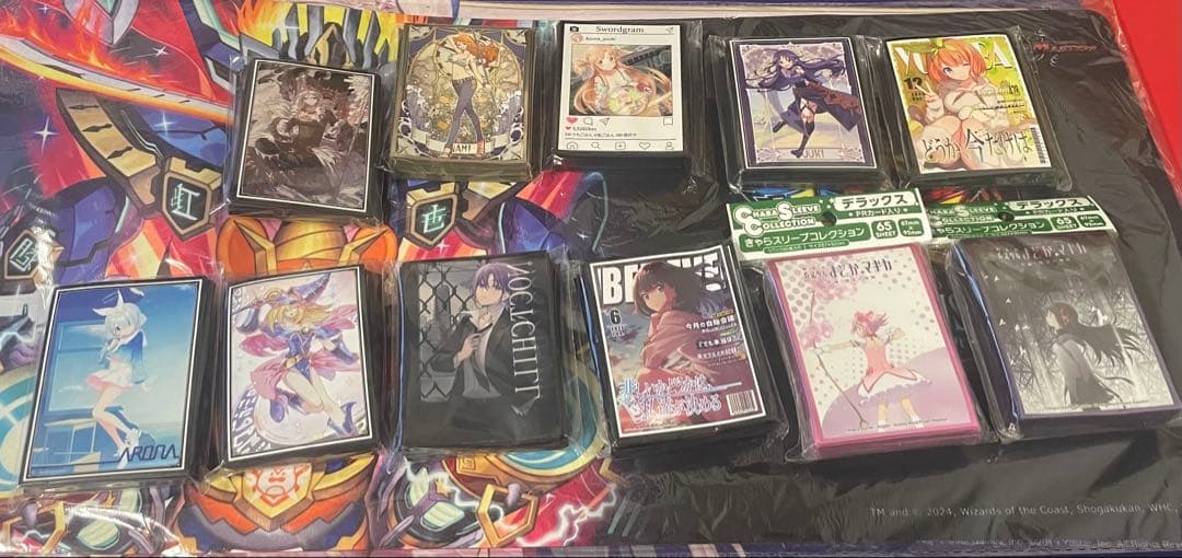 スリーブプレイマットサプライまとめ売り まとめ売り！】プレイマット+未開封BOX（2個）+アリーナデイズ+