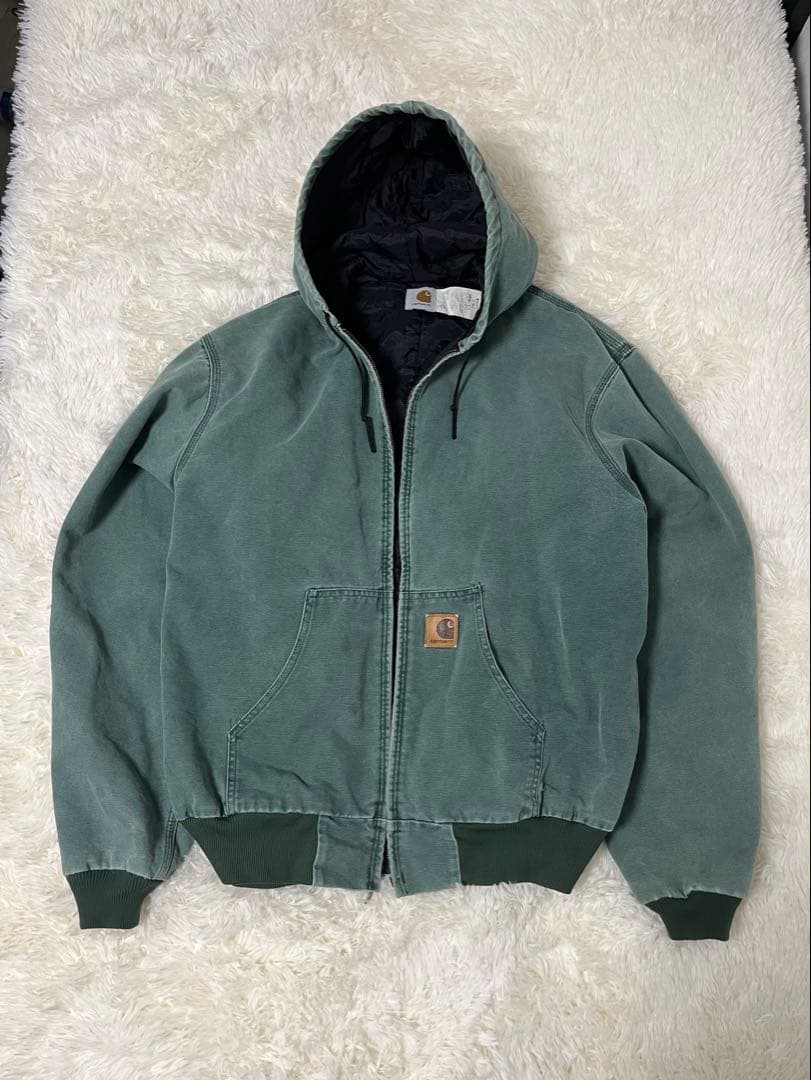 [超希少] 90s カーハート　アクティブジャケット　ミントカラー　USA製