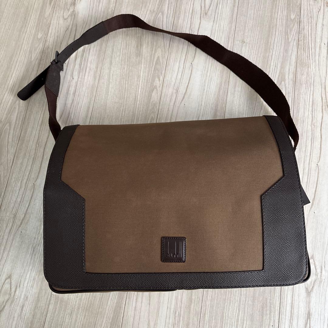 ダンヒル　メッセンジャーバッグ フラップ式