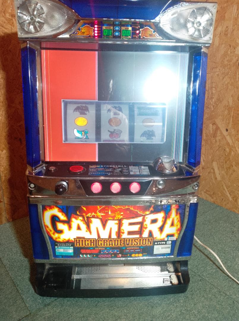 【ジャンク】パチスロ実機　ロデオ　ガメラハイグレードビジョン　液晶不良　音不良