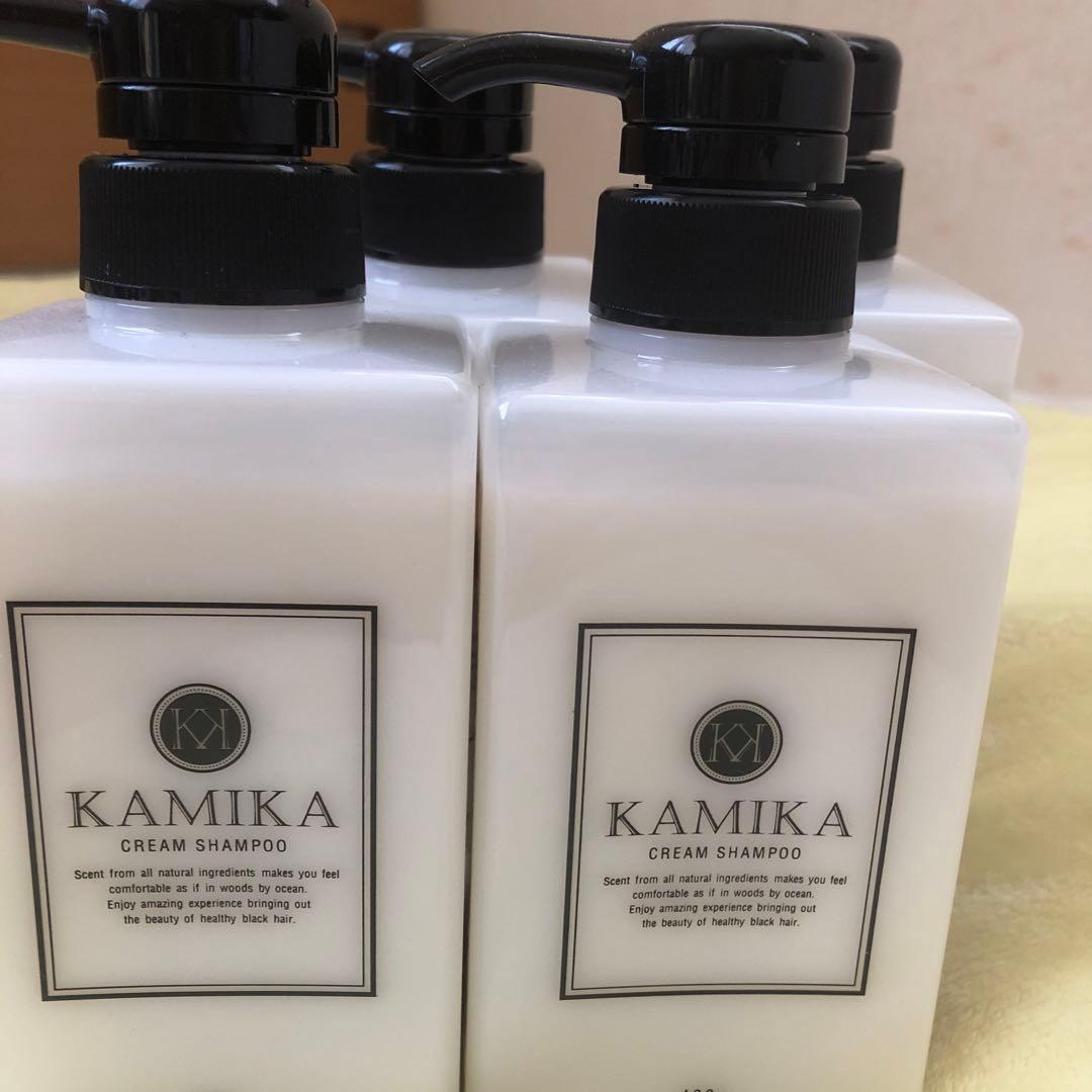 KAMIKA オールインシャンプー KAMIKA 公式 シャンプー カミカ 3本 クリームシャンプー 髪と頭皮を