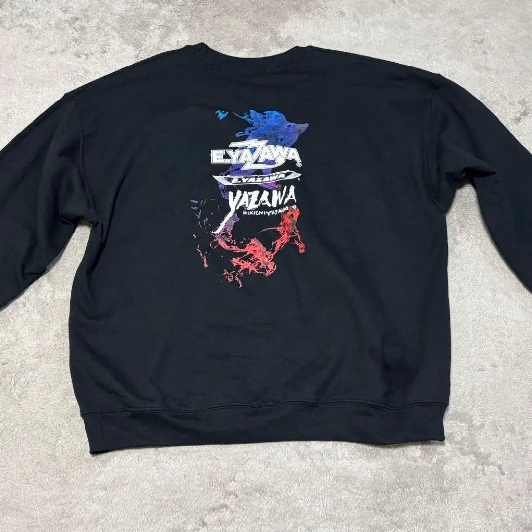 矢沢永吉 E.YAZAWA トレーナー logos インク 大きいXLサイズ - メルカリ
