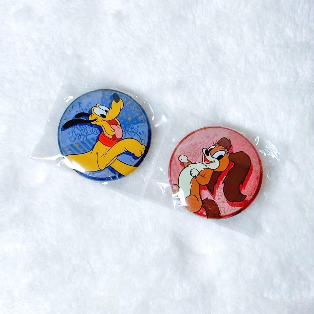 最終値下げ】ディズニー缶バッジランダム2種 プルート＆シークレット